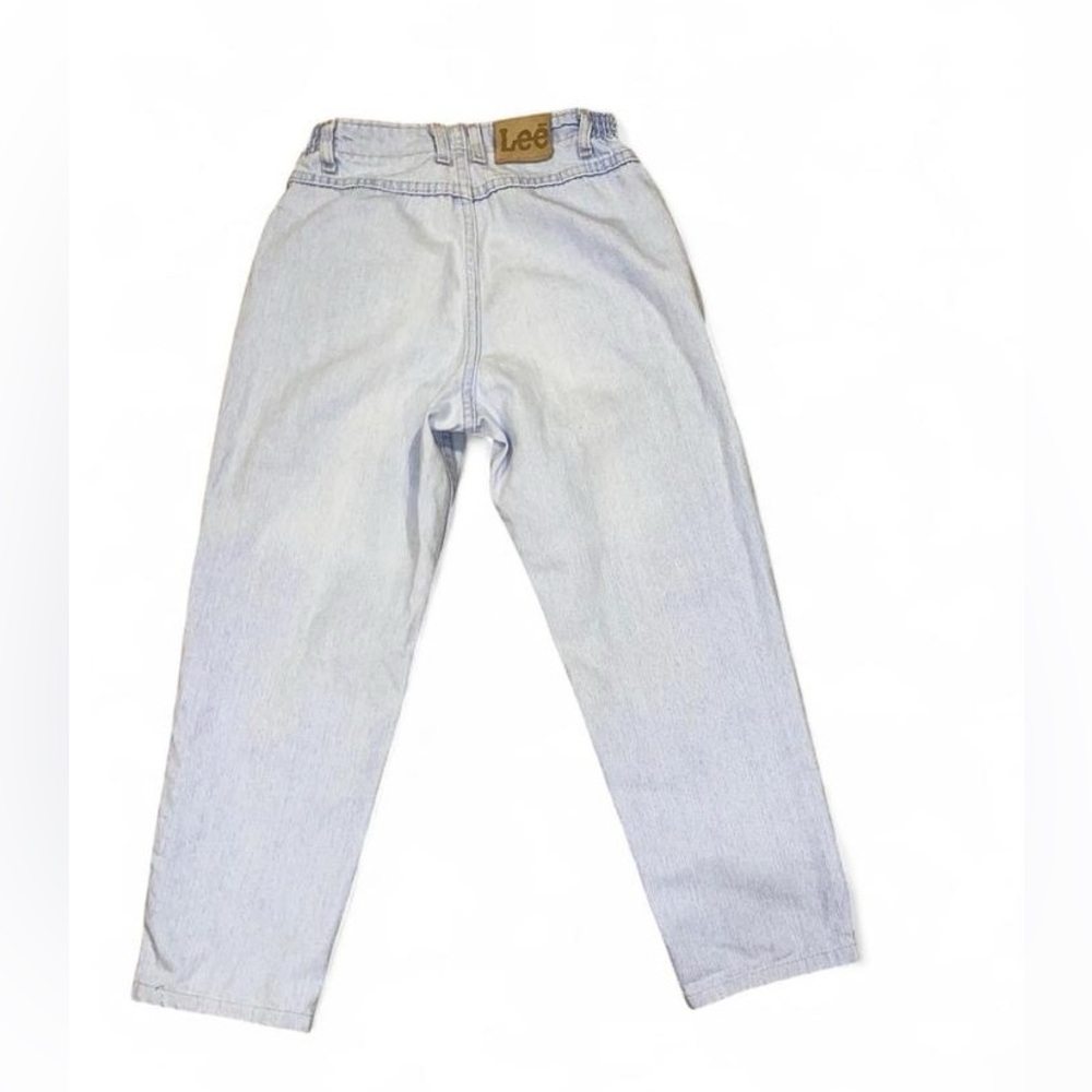 Vintage Lee light blue mom jeans with no back pockets